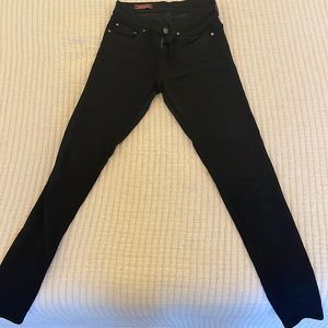 Red Engine Black Skinny Jeans
